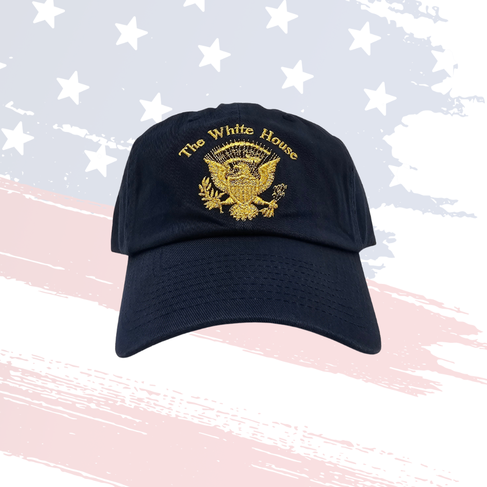 The White House Eagle Cap – Navy | Patriotic Adjustable Hat