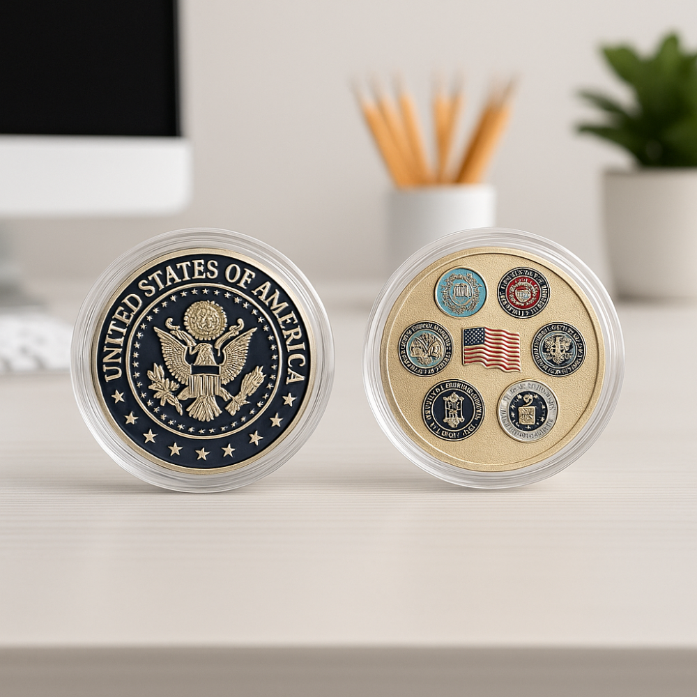 United States of America Military Branches Collectible Coin – Honoring All U.S. Armed Forces