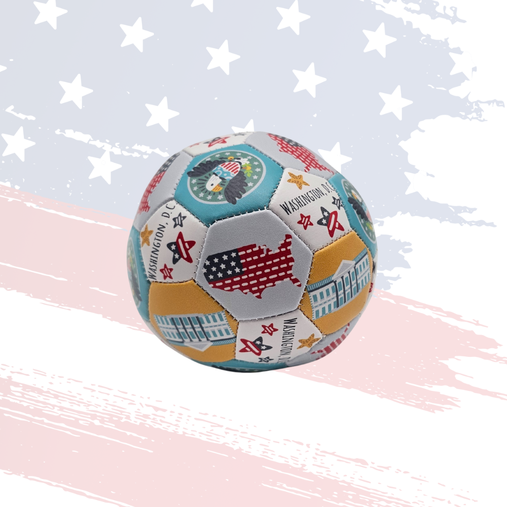 Washington, D.C. Icon Soft Ball – Safe Patriotic Toy for Kids of All Ages