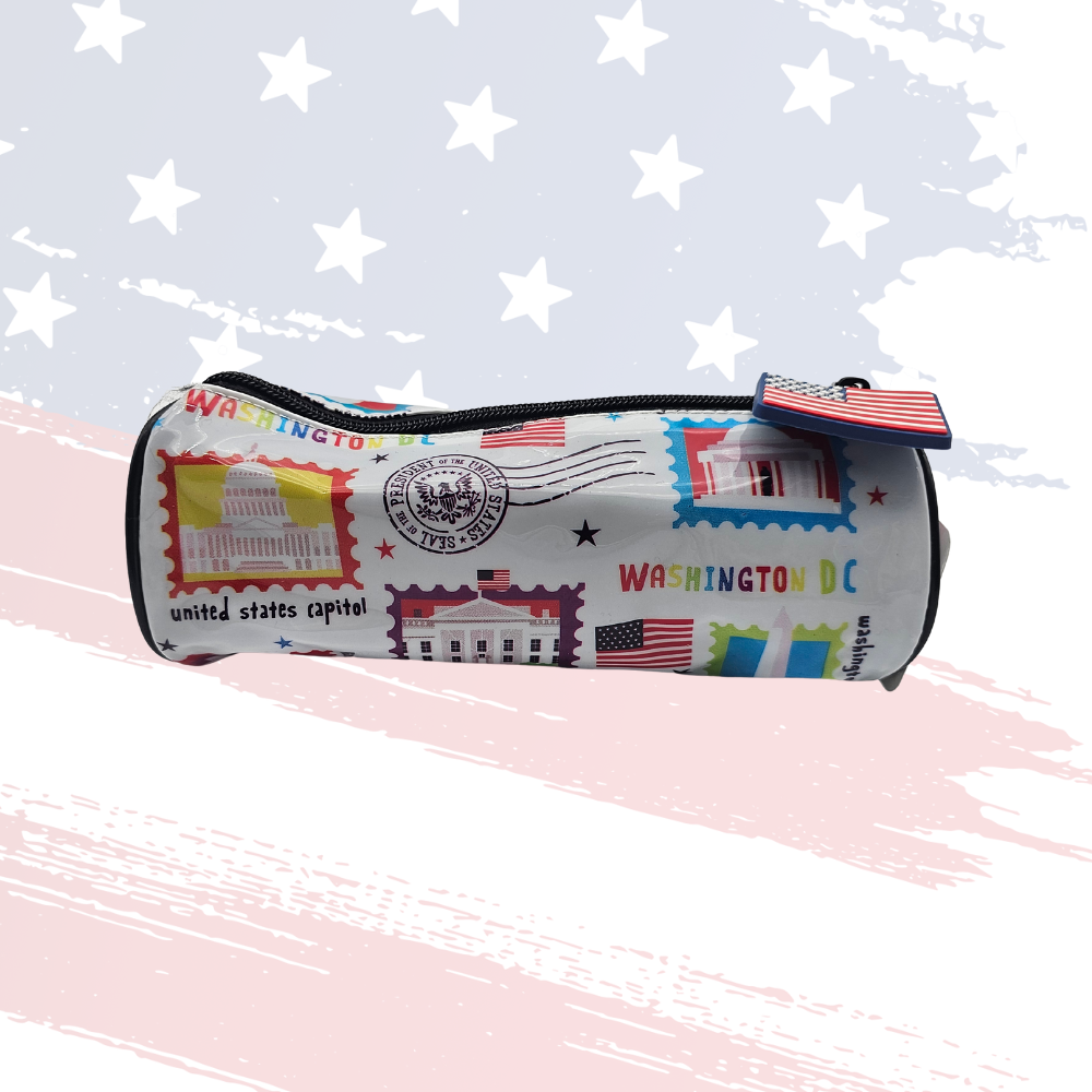 Washington, D.C. Pencil Case – Exclusive White House Gifts Souvenir with U.S. Capitol Icons