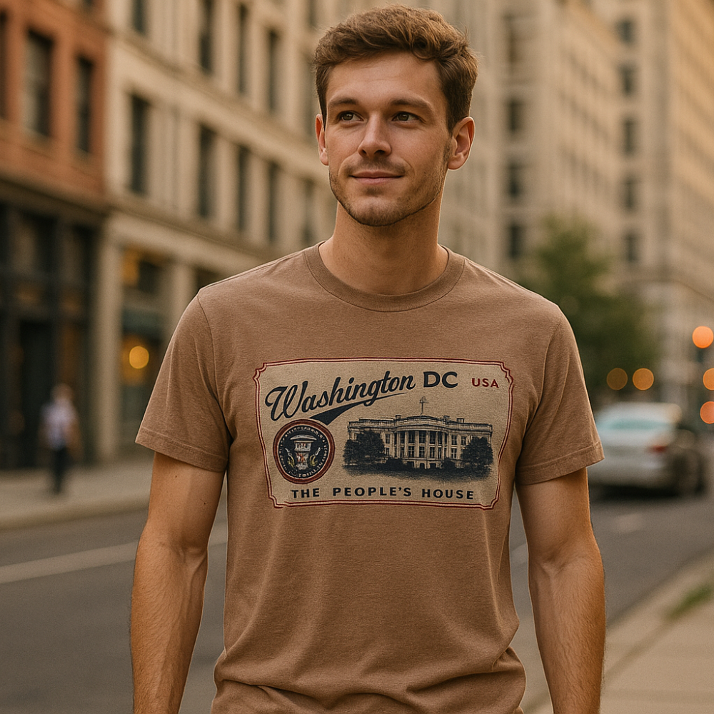 White House/People's House - Tan T-Shirt1