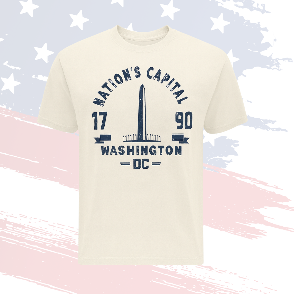 Washington DC Nation’s Capital T-Shirt | Washington Monument Souvenir Tee