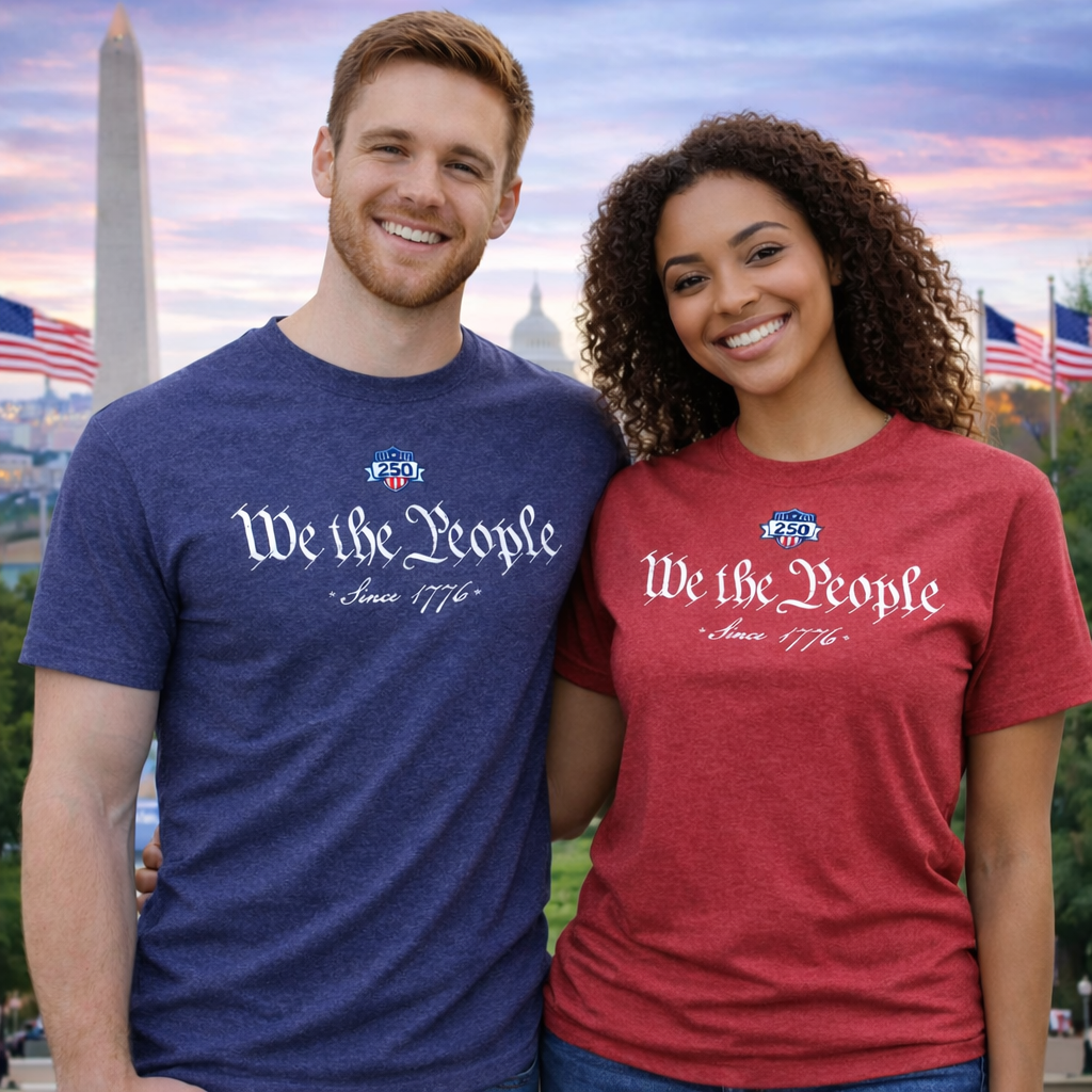 We The People 250th Anniversary T-Shirt – Patriotic American Heritage Tee (Since 1776)