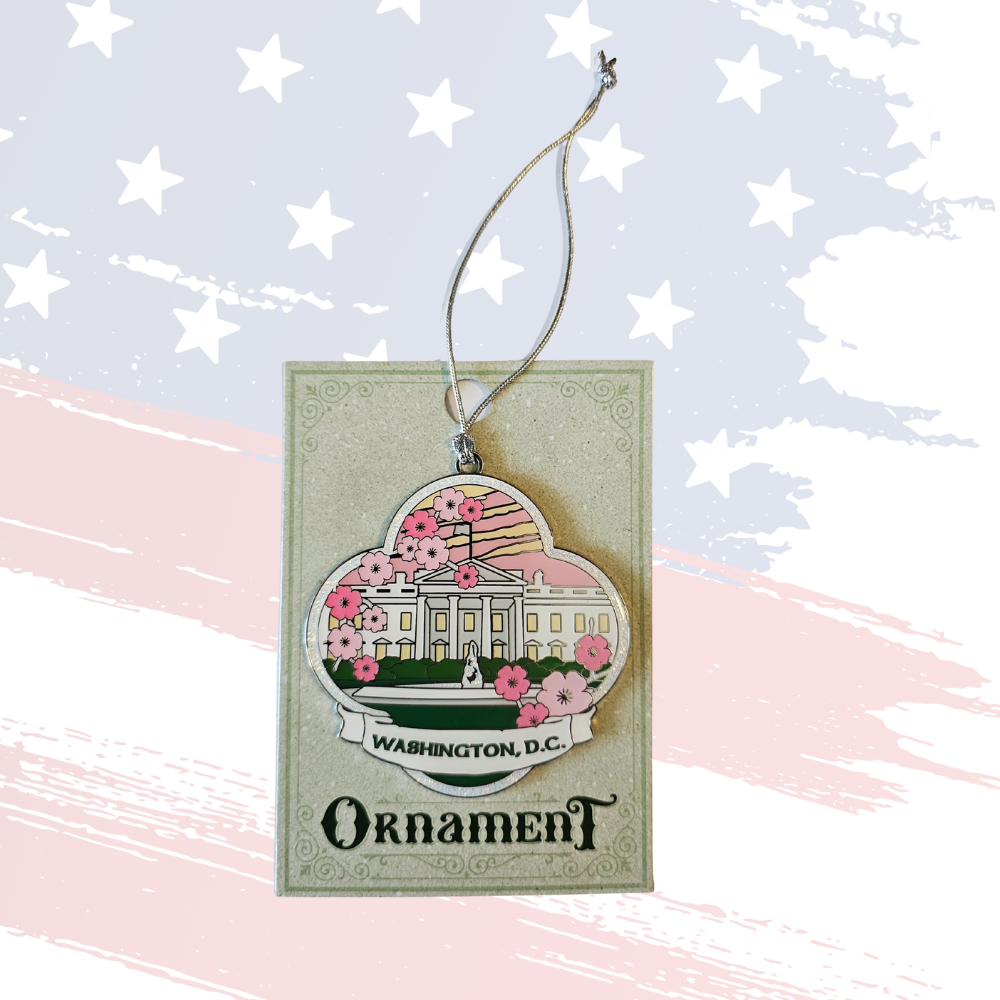 White House Cherry Blossom Ornament – Die-Cast Washington, D.C. Collectible