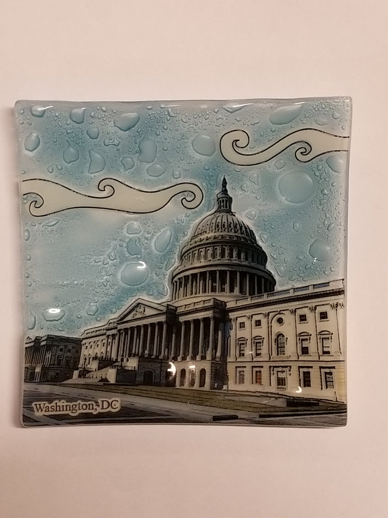 U.S. Capitol Glass Ornament