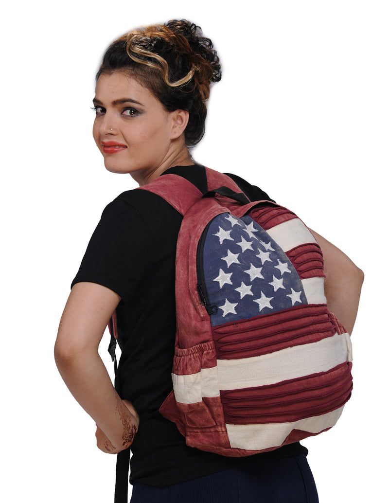 USA Flag Back Pack