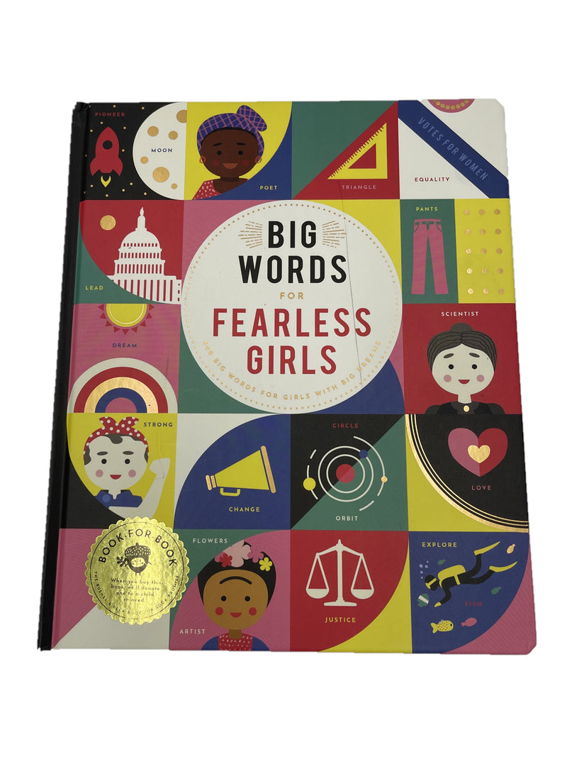 "Big Words for Fearless Girls" Children's Board Book