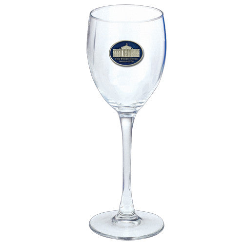 White House Medallion Wine Glass