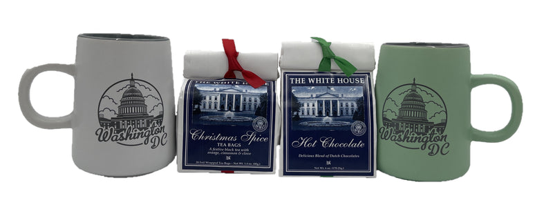 Hot Chocolate and Tea, Mint and Cream Pair Bundle