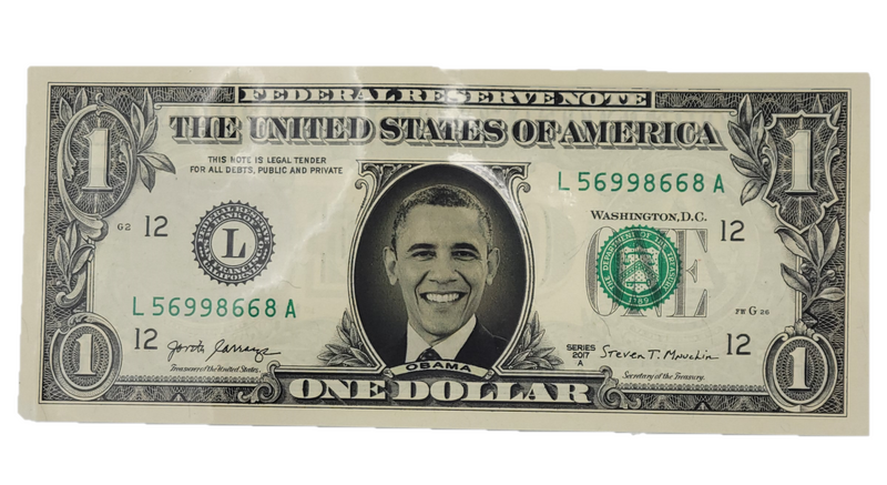 Barack Obama Dollar Bill