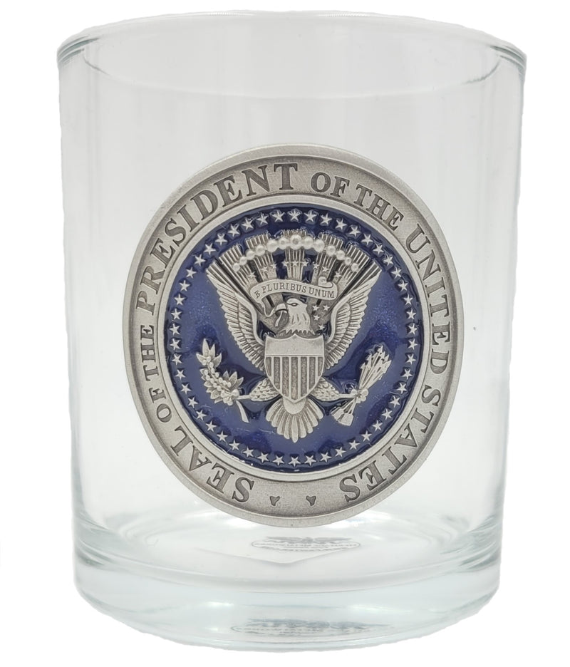 Presidential Seal Pewter Scotch Glass