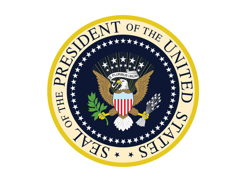 Presidential Seal Metal Plaque