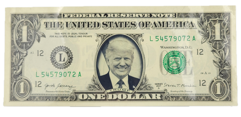 Donald Trump Dollar Bill
