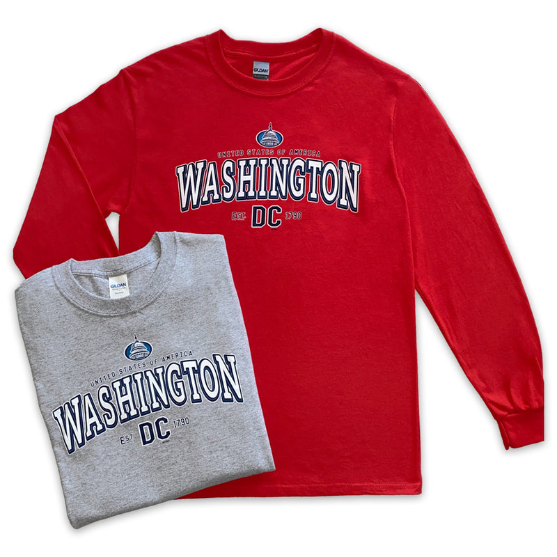 Washington DC Sports Club long sleeve t-shirt