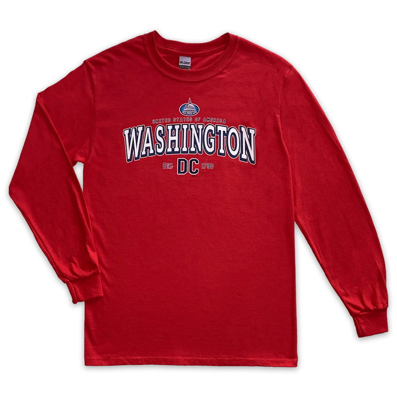 Washington DC Sports Club long sleeve t-shirt