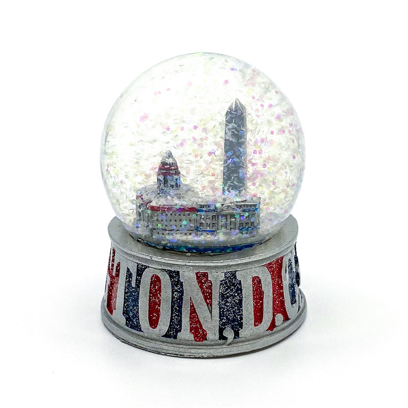 Snow Globe-Large DC Collage Red/blue