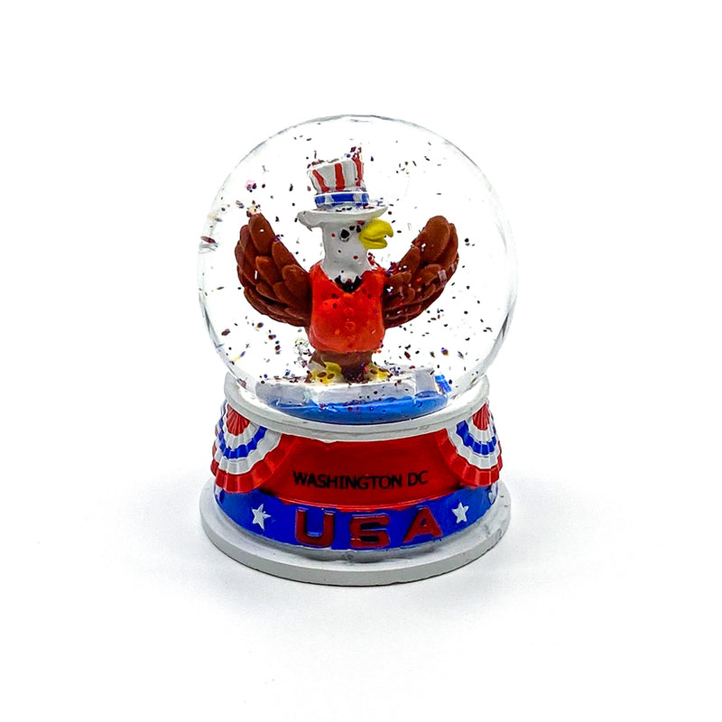Snow Globe-USA Patriotic Eagle