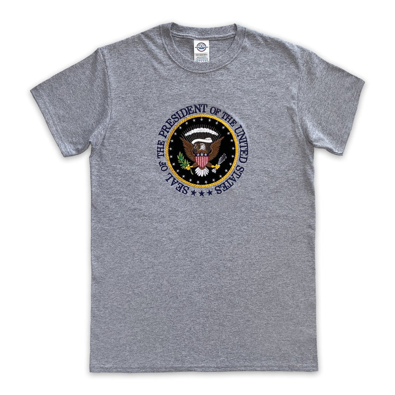 Adult T-Shirt Embroidered Presidential Seal