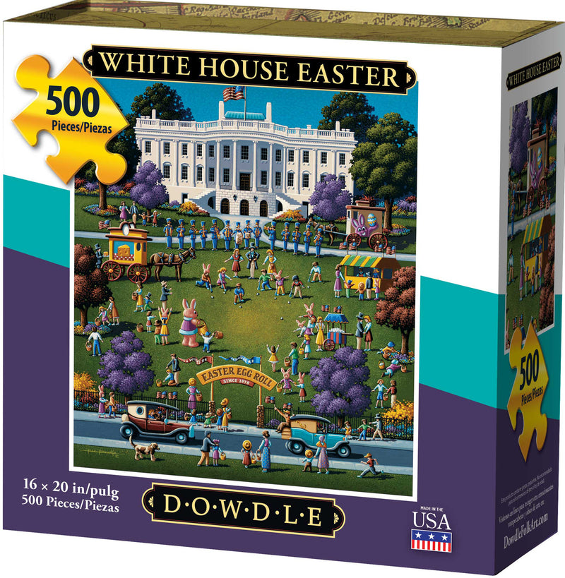 White House Easter 500 Piece Puzzle